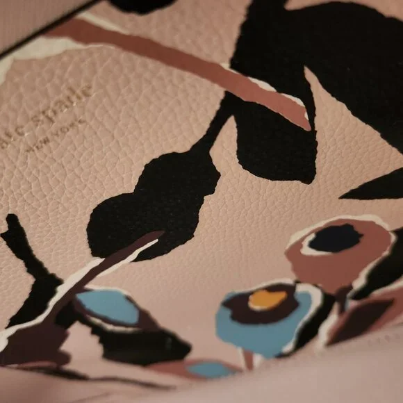 Kate Spade NY Eva Paper Rose Large Shoulder Bag Purse - Picture 5 of 14